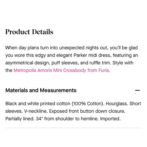 Parker Black Minna Dress 2 - Picture 5 of 10